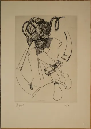 Radierung Zigaina - Il mito