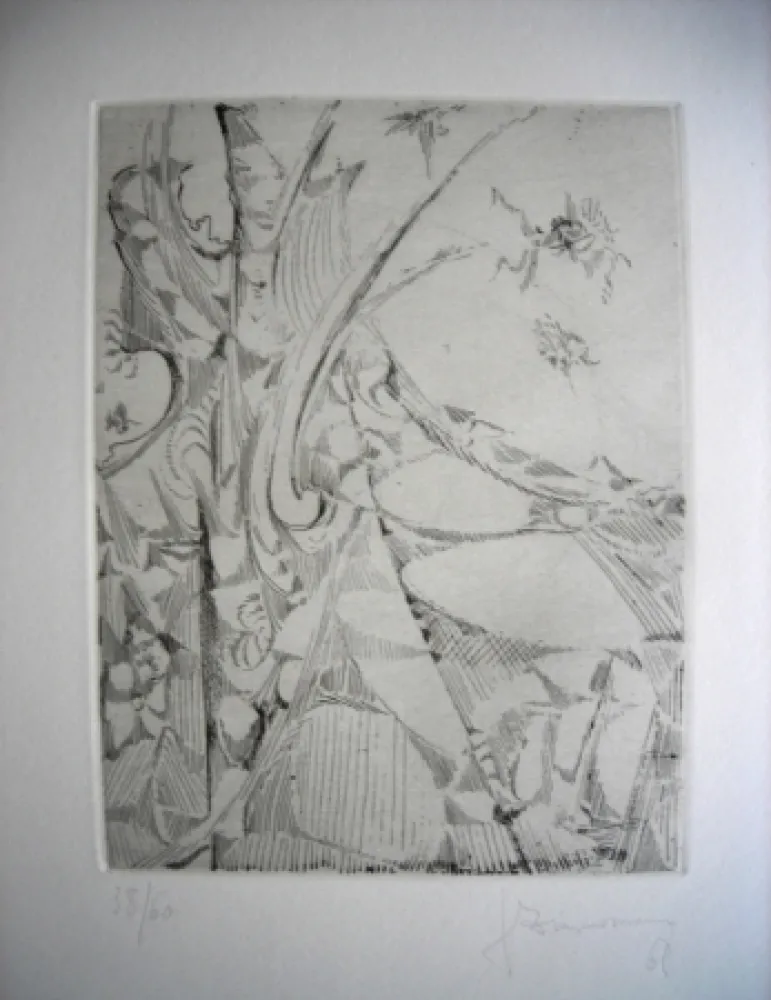 Radierung Zimmermann - The international avant garde 2