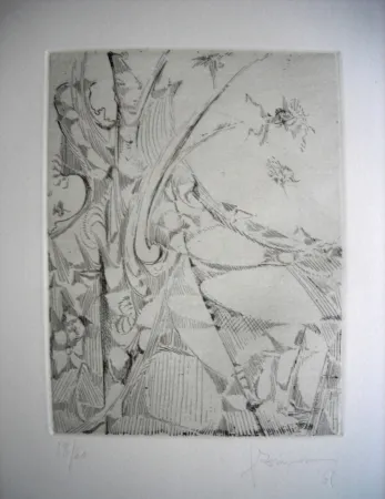 Radierung Zimmermann - The international avant garde 2