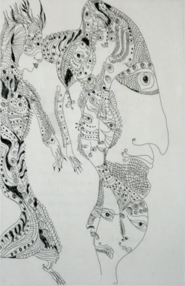 Radierung Und Aquatinta Zurn - Oracles et spectacles