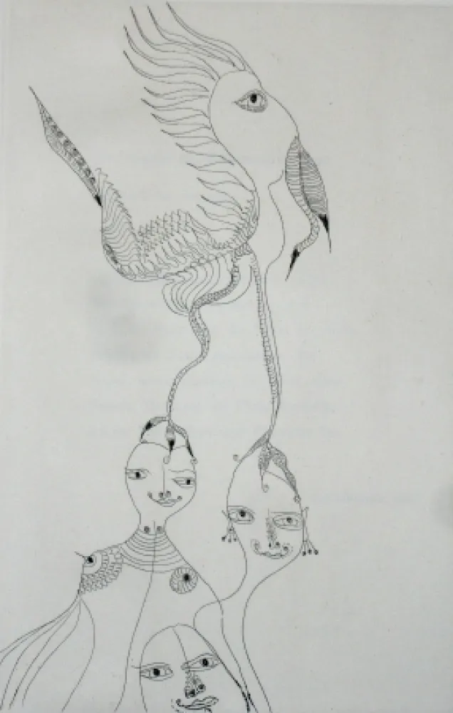 Radierung Und Aquatinta Zurn - Oracles et spectacles 3