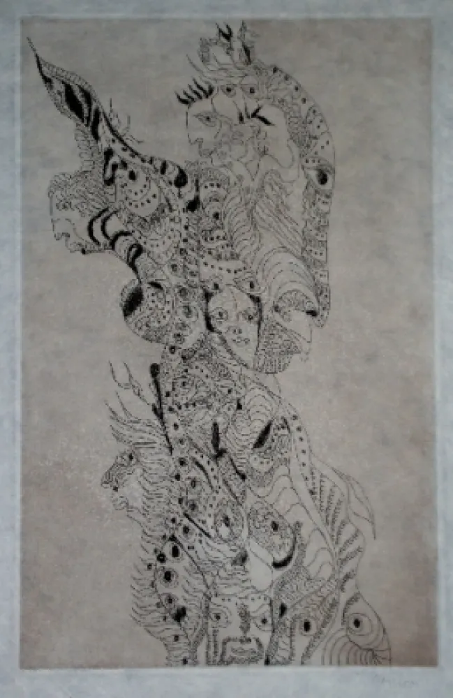 Radierung Und Aquatinta Zurn - Oracles et spectacles (4)