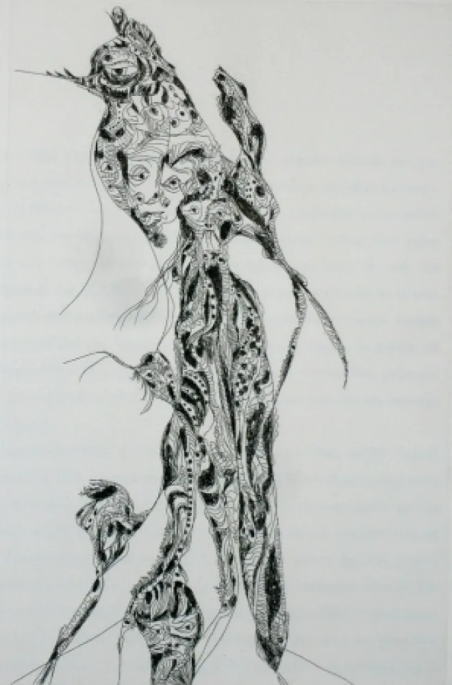 Radierung Und Aquatinta Zurn - Oracles et spectacles 8