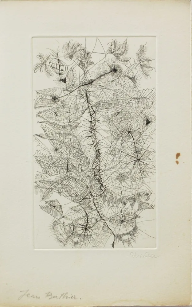 Radierung Zurn - Sans titre