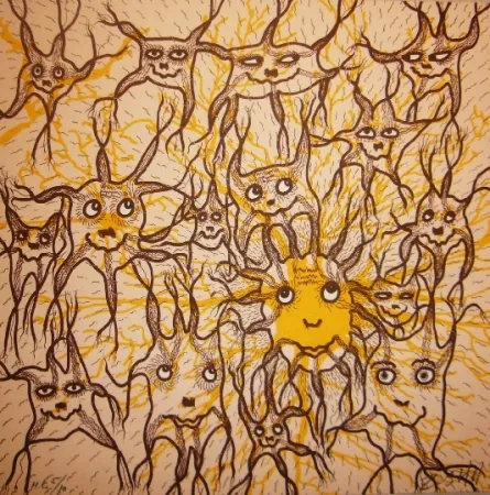 Radierung Zush - Cambio 16