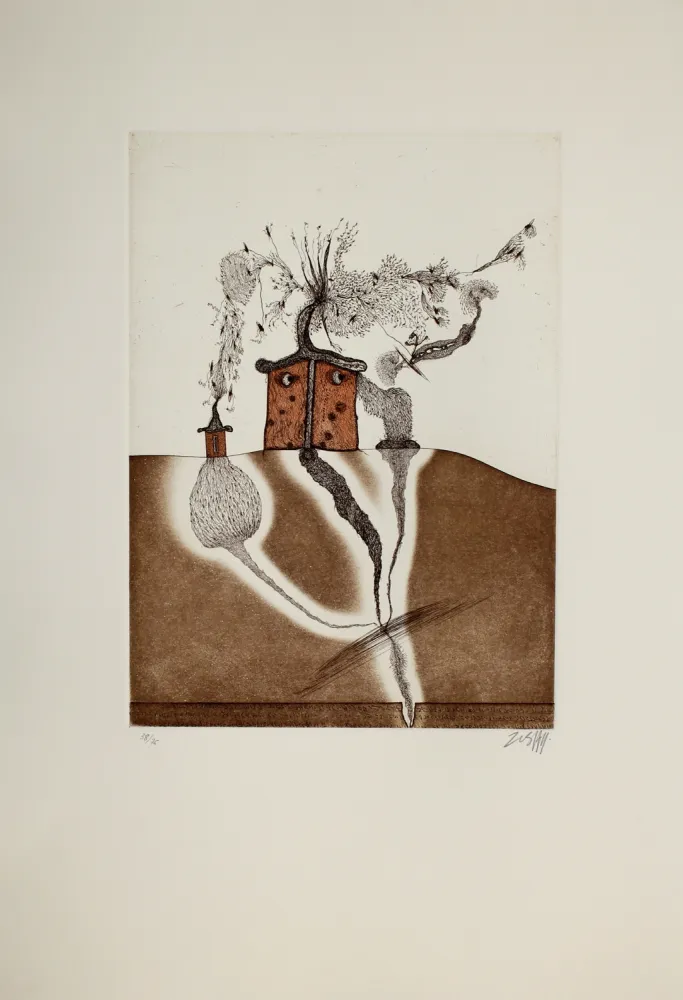 Radierung Und Aquatinta Zush - Mahome